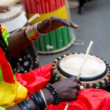 Djeli Ndiaye Music- © Gilbert Badaf-BuskersÀMorges 2023